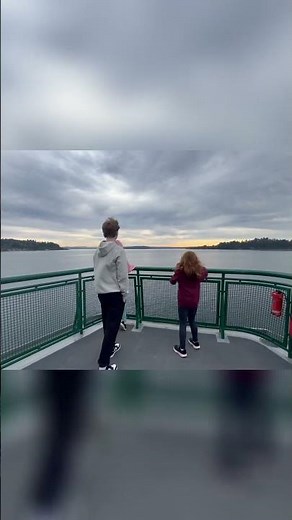 Seattle Ferry Ride: Mount Rainier Views & Family Fun! #shorts