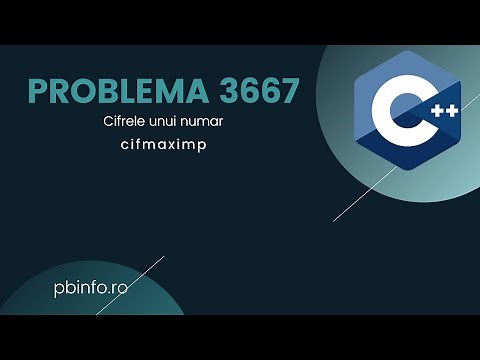 Rezolva RAPID SI USOR problema 3667 cifmaximp! C++