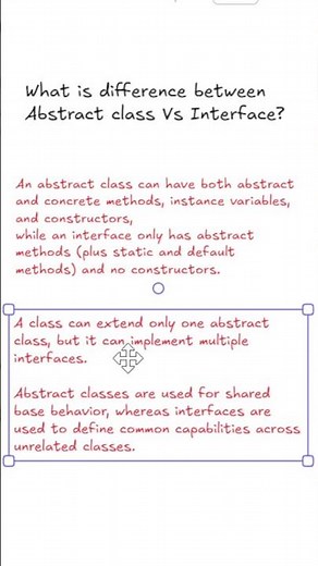Abstract Class vs Interface | Quick & Easy Difference