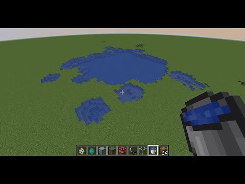 #1 - How To Make Huge Natural Pool? And How To Fill Water Like Full And Smooth? in MineCraft : Java