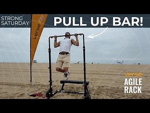 Beach Pull-Up Challenge (Calisthenics Workout with New Pull-Up Bar Attachment)