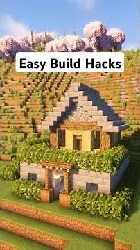 EASY Minecraft Building Hacks You Need to Know! #shorts #minecraft