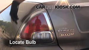 Tail Light Replacement on 2009 Ford Fusion SE 2.3L 4 Cyl.
