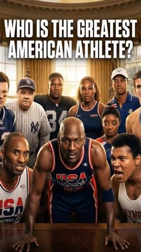 WHO IS THE GREATEST AMERICAN ATHLETE OF ALL TIME? 🐐🇺🇸