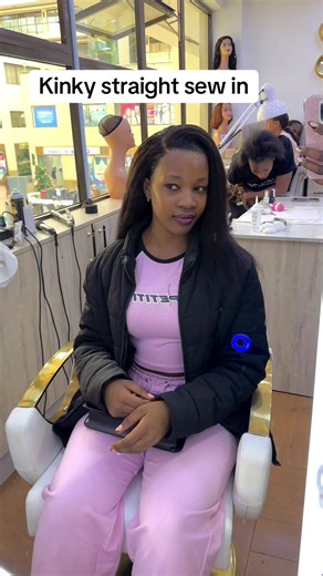 Kinky Straight Sew-In: Achieve Natural-Looking Hair