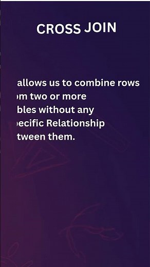 CROSS JOIN | SQL CROSS JOIN | CROSS JOIN IN SQL.