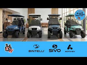 Bintelli Golf Cart Factory Tour - Bintelli, SIVO, ActivEV - GolfCartingTV