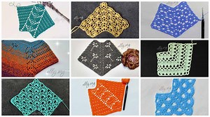 BIG collection of crochet raglans • 50  crochet charts | Вязание крючком от Елены Кожухарь