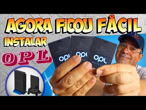 AGORA FICOU FÁCIL E RAPIDO INSTALAR OPL NO MEMORY CARD DO PS 2