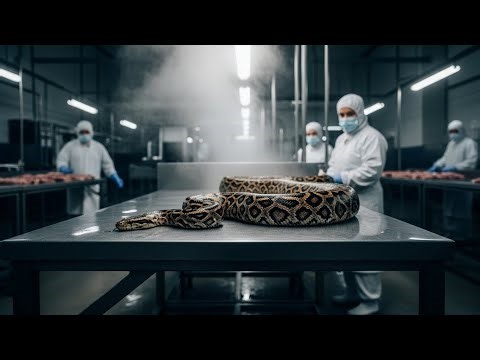 How Millions of Snakes Are Processed Every Year | INSIDE FACTORY