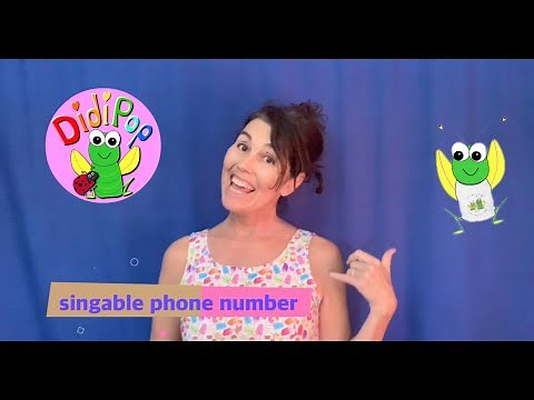 How To Teach Kids Phone Number - Singable Phone Numbers | Cricket Song Preschool with DidiPop