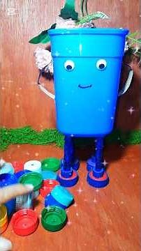 Un mini tachito de basura #diy #ideascreativas #reciclaje