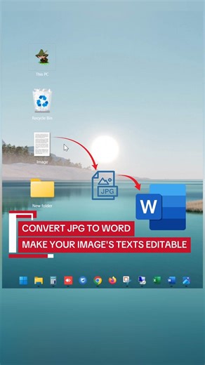 Make your Image's texts Editable | Convert jpg into docx JPG to Word.