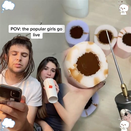 The chicken was so gross by this take🥴 (@zoeholtzman) #POV #livestream