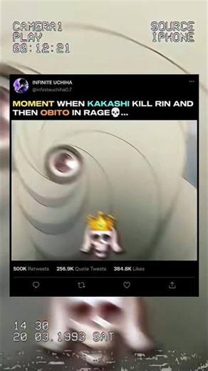 Kakashi killed Rin and Obito in rage 😈