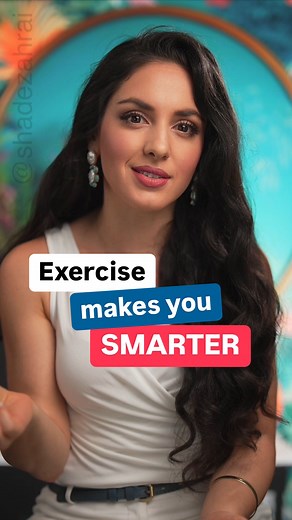 Can exercise make you smarter?? 🏃‍♀️ (I said the wrong year in the video, but the answer is “YES!”)* In the experiment, researchers measured the effects of 20 minutes of moderate exercise (walking on a treadmill, at 60% of estimated maximum heart rate) versus 20 minutes sitting quietly. Brains scans showed noticeable changes in brain activity between the two groups. The group that exercised had increases in: → cognitive control, → attention, & → focus which led them to perform better on a compr