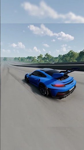 Nissan GTR vs Porsche 911 | Downhill Highway Drag Race | BeamNG Drive