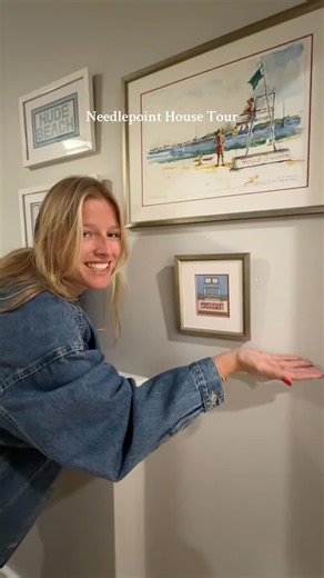 Stitch with Syd on Instagram: "My needlepoint house (apartment) tour #needlepoint 🎥: @genzgrandmas"