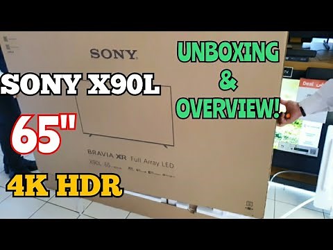 Sony X90L Series 65" Full Array 4K HDR LED Google TV (2023) | Unboxing and Overview!