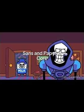 Sans and Papyrus Core animation by @JonSpeedArts #papyrus #undertale #sansmeme #memes #shorts