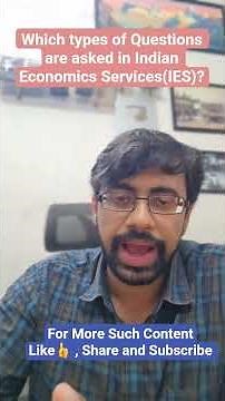 IES Exam Questions EXPLAINED! | What to Expect? | #IES #Economics #UPSC #ExamTips #IESprep