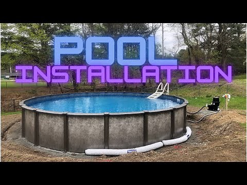 27' Above Ground Pool Installation