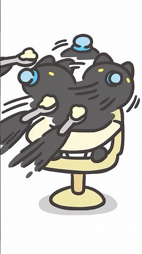 Feeding baby black bugcat🍼 #カプー #capoo #咖波