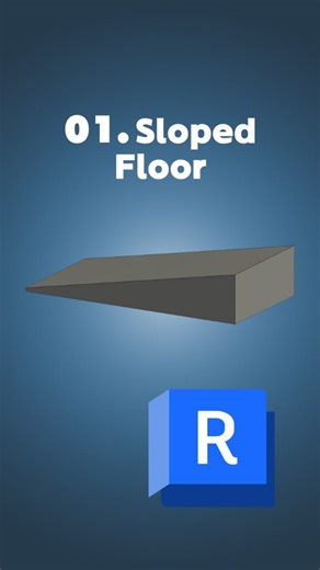 Abdallah Hesham on Instagram: "Sloped Floor thickness in revit #revit #revitarchitecture #bim #ArchitecturalVisualization #RevitTips Autodesk RevitTutorial"