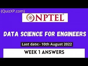 NPTEL DATA SCIENCE FOR ENGINEERS ASSIGNMENT 1 ANSWERS | 2022