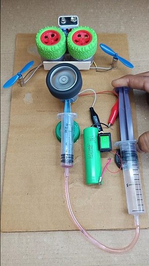 DIY science project working model exhibition for students #shorts #dcmotor #experiment