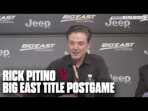 Rick Pitino describes winning the Big East Tournament at St. John's as 'an extra special feeling'