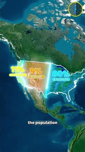 Why 80% of Americans Live on This Side