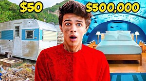 I SURVIVED $50 VS $500,000 Vacation! | Brent Rivera