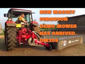 MASSEY FERGUSON DEMO MOWER HAS ARRIVED. DM205