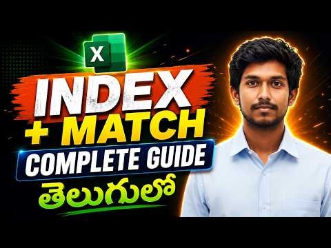 How to Use INDEX MATCH in Excel (Better Than VLOOKUP!) | Step-by-Step