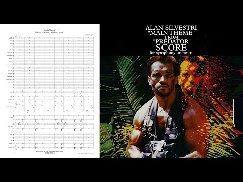 Alan Silvestri - "Main Theme" from "Predator" Motion Picture. Score (Music Transcription).