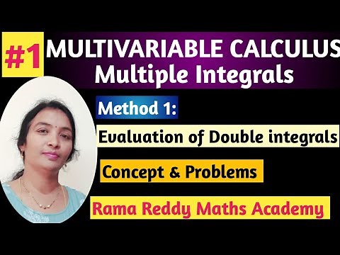 JNTU R25&R23 M1 Multivariable |Multiple integrals| Evaluation of Double integrals|Double Integration