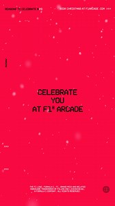 It’s not just a night out - it’s the main event. 🎅 Champagne, racing, and the most fun you can imagine. Book your F1® Arcade Christmas now. | F1 Arcade