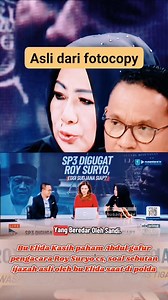 Kasih Faham Abdul gafur pengacara RRT bu Elida tegaskan ijazah asli dari fotocopy #ijazah #roysuryo #jokowi #news | Shohih NUE