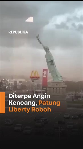 Badai yang melanda Brasil bagian selatan pada tanggal 15 Desember, menyebabkan replika Patung Liberty setinggi 24 meter yang berdiri di luar megastore Havan di Guaíba, Rio Grande do Sul, roboh. Insiden ini terekam dalam berbagai video di media sosial, menunjukkan struktur tersebut perlahan miring ke depan sebelum akhirnya ambruk ke area parkir yang kosong. Badai tersebut dilaporkan mencapai kecepatan lebih dari 90 km/jam, terjadi setelah Defesa Civil (Badan Pertahanan Sipil) mengeluarkan peringa