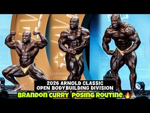 Brandon Curry: Still A Top Contender! 🏆 2026 Arnold Classic Full Posing Routine