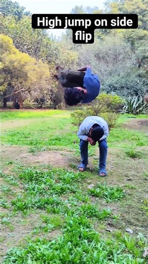 High Jump Side Flip 😱 | Insane Flip Skills 🥵