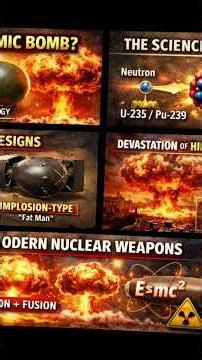 how the atomic bomb works in 2 min watch the full screen video on my YouTube channel Star Track §