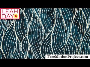 The Perfect Quilting Design For Art Quilts! Landscape Stitch Pattern