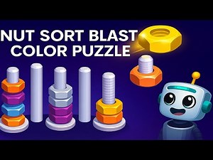 Nut Sort Blast: Color Puzzle – Fun and Relaxing Puzzle Game (2025) | Stack, Spin & Organize Nuts!