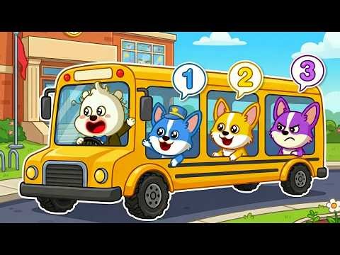 Wheels on the Bus Go Round and Round 🚌 | Nursery Rhymes
