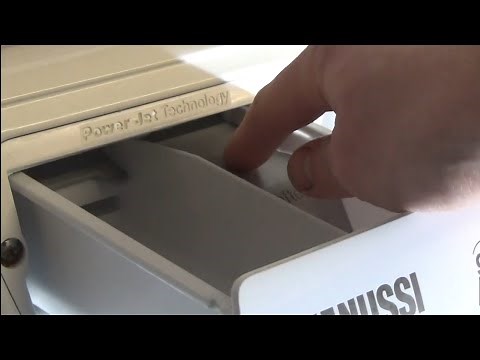 How to Tip #109 : remove & clean Detergent Dispenser on zanussi aquafall & lindo 300 washing machine