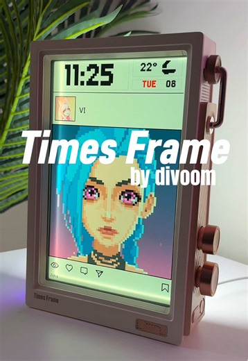 Divoom really snapped with this one 🔥 Say hello to the Divoom Times Frame — a transparent pixel art display that takes your desk setup to the next level. 🔥 From retro animations to custom widgets, this smart screen blends art and functionality in the coolest way possible. Whether you’re into aesthetics or just love innovative tech, this is a game-changer. @Divoom #divoom #timesframe #digitalphotoframe #desksetup #techgadgets #device