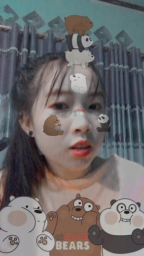 Cute Cartoon Bears in Fun Room Background