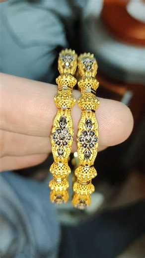 Beautiful Casting Bangles Design Process 💛 | Gold Casting Bangles Making #shorts ✨🔥